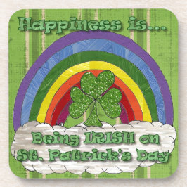 Porta-copo Ser Irlandês no Dia de São Patrício