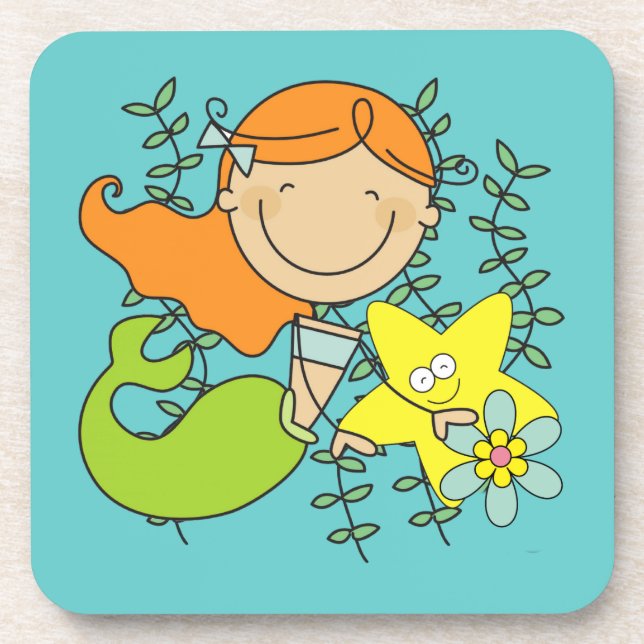 Porta-copo Sereia do Redhead (Frente)