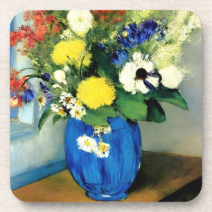 Porta-copo Serene Flower Vase Trabalho de arte