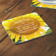 Serenity Prayer Amarelo Sunflower