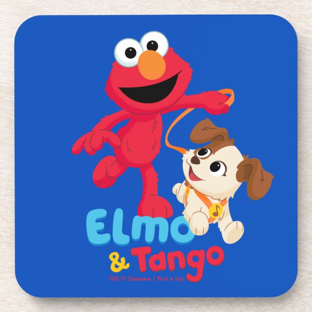 Porta-copo Sesame Street | Elmo & Tango Correndo (Frente)