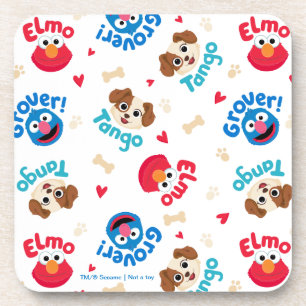 Porta-copo Sesame Street Tango, Elmo e Grover Pattern