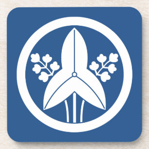 Porta-copo Seta ereta no círculo