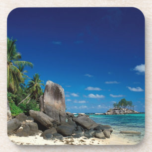 Porta-copo Seychelles, Ilha de Mahe, Praia Anse Royale.
