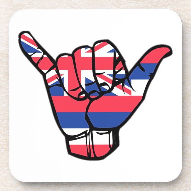 Porta-copo Shaka Hawaii Flag (Frente)