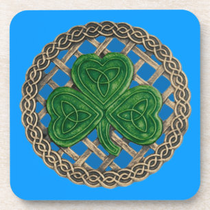 Porta-copo Shamrock Azul E Portas copos Celtas