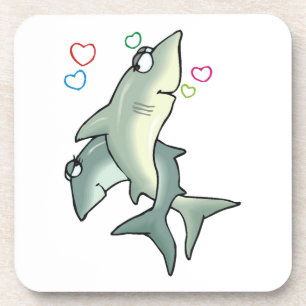 Porta-copo Shark Love