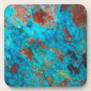 Porta-copo Shattuckita Azul