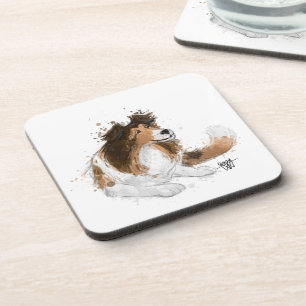 Porta-copo Sheldon, a Sheltie