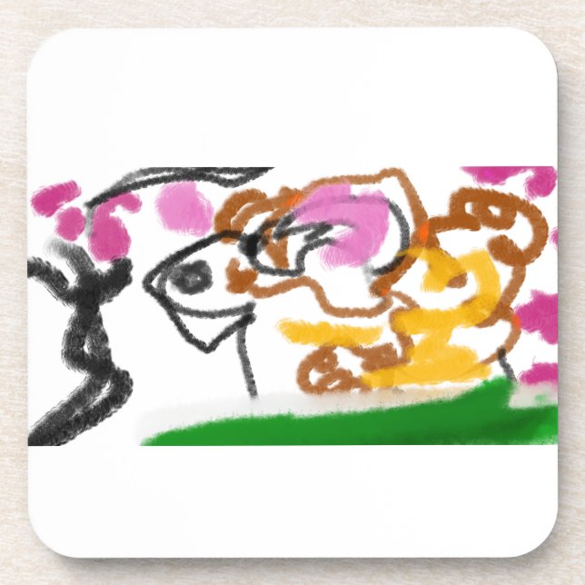 Porta-copo Shiba Inu charry blosom (Frente)