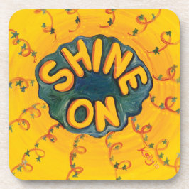Porta-copo SHINE ON Hard plastic coaster