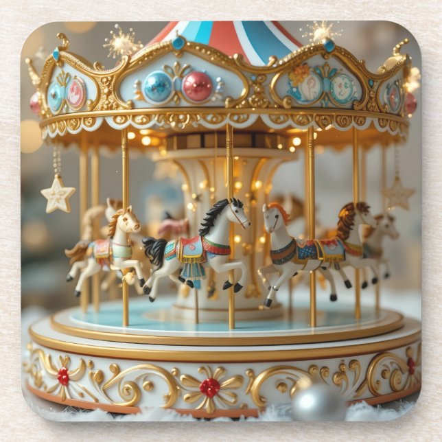 Porta-copo shinning carousel (Frente)