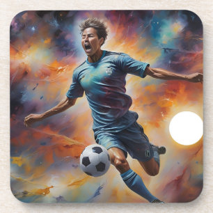 Porta-copo Shot Soccer da Nebulosa Espacial