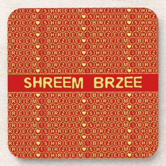 Porta-copo Shreem Brzee, Dourado Vermelho, atrai riqueza