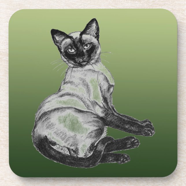 Porta-copo Siamese Cat (Frente)