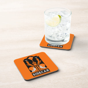 Porta-copo Sidecar Cocktail Art Deco