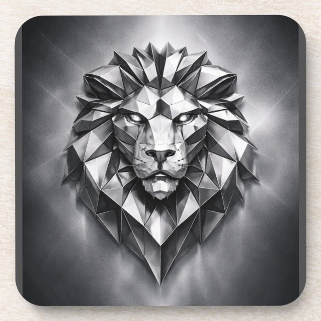 Porta-copo signo zodiacal de leão (Frente)