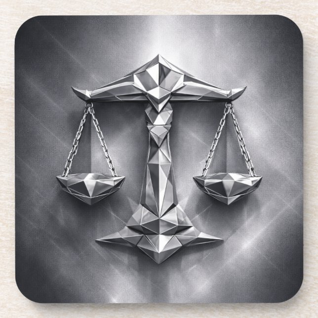 Porta-copo signo zodiacal libra (Frente)