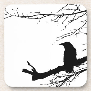 Porta-copo Silhueta de aves pretas Ravenware