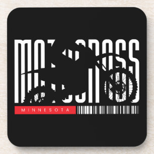 Porta-copo Silhueta de Motocicleta de Motocross de Minnesota