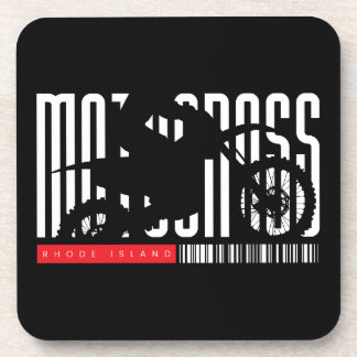 Porta-copo Silhueta de Motocicleta de Motocross de Rhode Isla