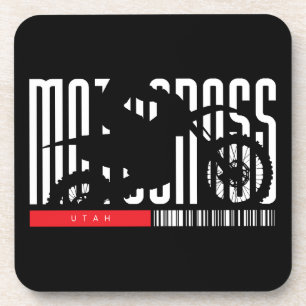 Porta-copo Silhueta de Motocicleta de Motocross de Utah