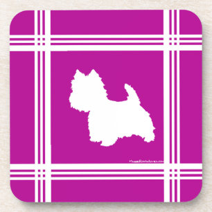 Porta-copo Silhueta Westie