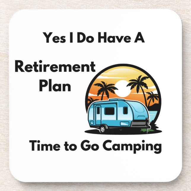 Porta-copo Sim, tenho um plano de aposentadoria (Frente)