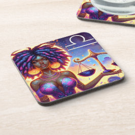 Porta-copo Símbolo astrológico do horóscopo Libra Zodiac