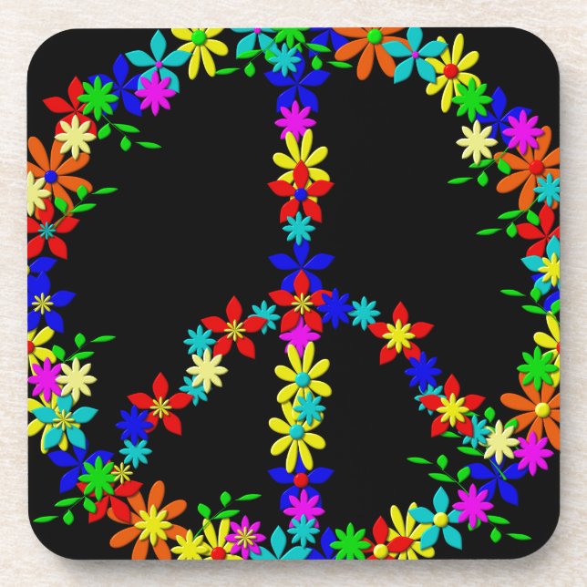 Porta-copo Símbolo de Paz - Energia Flor (Frente)