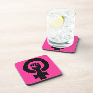 Porta-copo Símbolo Feminino Universal Mão de Solidariedade Ro
