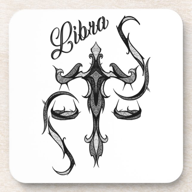 Porta-copo Símbolo Libra Zodiac (Frente)