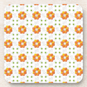 Porta-copo Símbolo sun letão tradicional design IX geométr