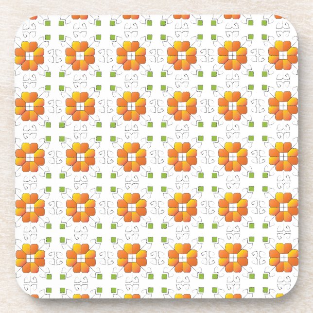 Porta-copo Símbolo sun letão tradicional design IX geométrico (Frente)