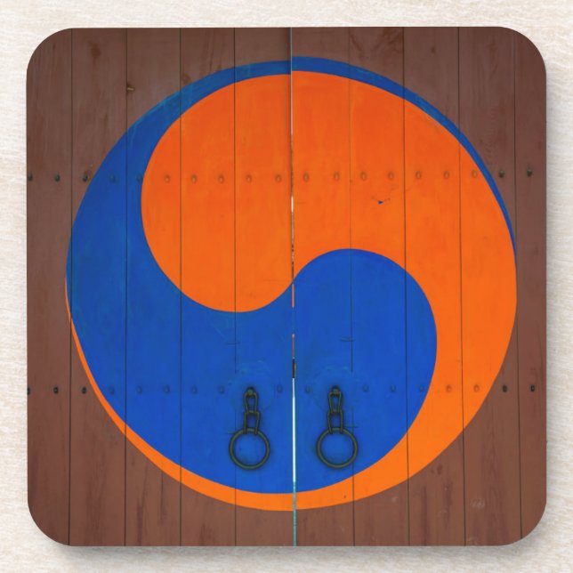 Porta-copo Símbolo Yin e Yang, Coreia do Sul (Frente)