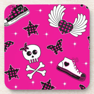 Porta-copo Símbolos de Emo