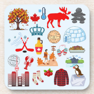 Porta-copo Símbolos do Canadá