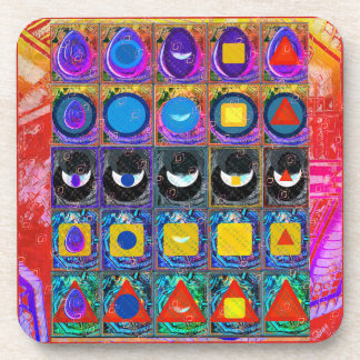 Porta-copo Símbolos Elementares Meditação de Padrões Tattva