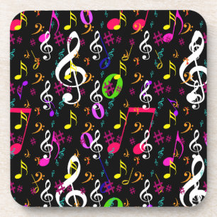 Porta-copo Símbolos Musicais Design