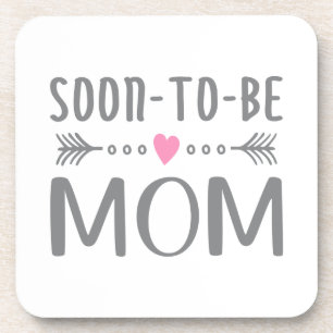 Porta-copo Simples Dia de as mães de mamãe em breve Porta