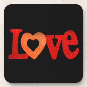 Porta-copo Sinal de amor