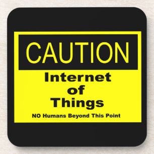 Porta-copo Sinal de Aviso de Caução IoT da Internet das Coisa