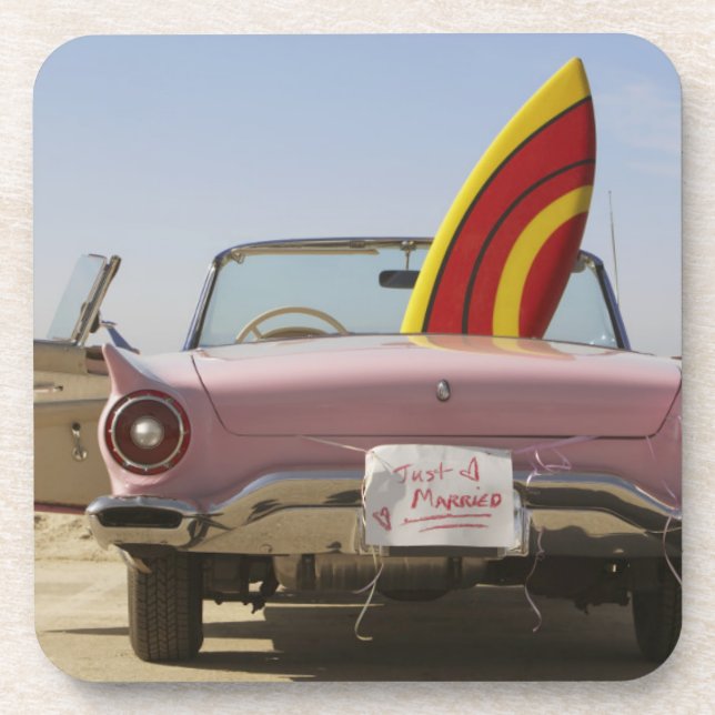 Porta-copo Sinal e prancha do recem casados (Frente)