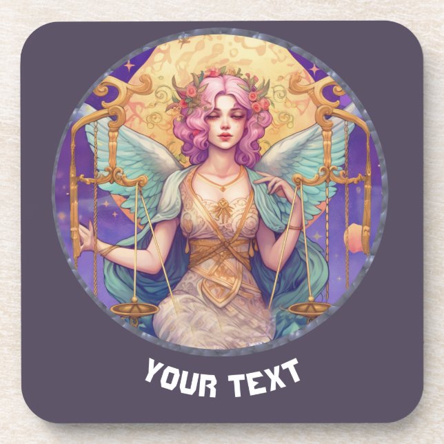 PORTA-COPO SINAL ZODIAC DA LIBRA PERSONALIZADA (Frente)