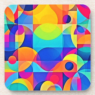 Porta-copo Sinfonia Geométrica de Cores