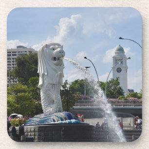 Porta-copo Singapore (Merlion)