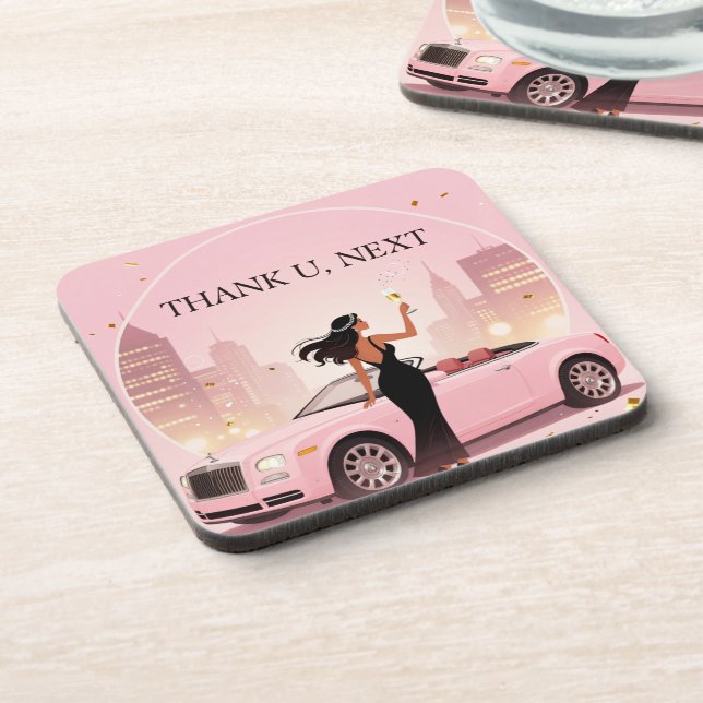 Porta-copo Single Era Party Coaster| Thank U, Next Coaster (Left Side)