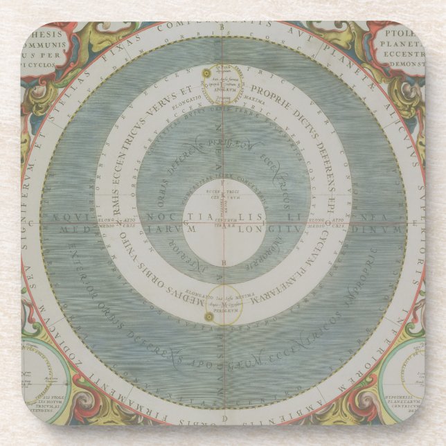 Porta-copo Sistema Ptolemaic, 'do atlas celestial, ou Th (Frente)