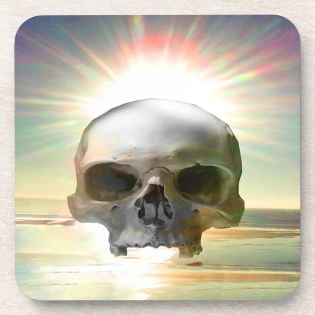 Porta-copo Skull Sunset (Frente)