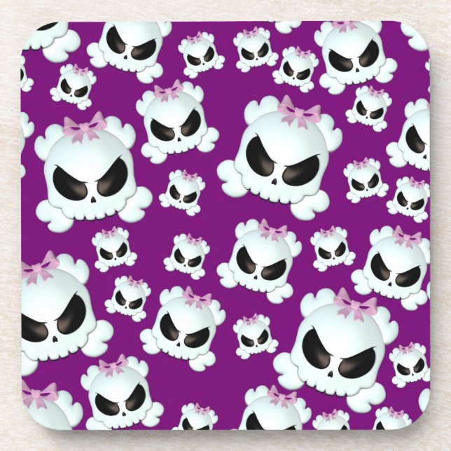Porta-copo Skullz feminino (Frente)